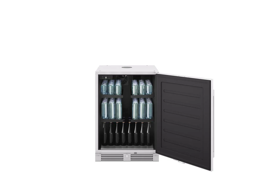 PRKB24C01ASOD Presrv Outdoor Kegerator & Beverage Cooler, 24in Under Cabinet, SS+Glass, Reverse Door, 1 Zone - Image 9