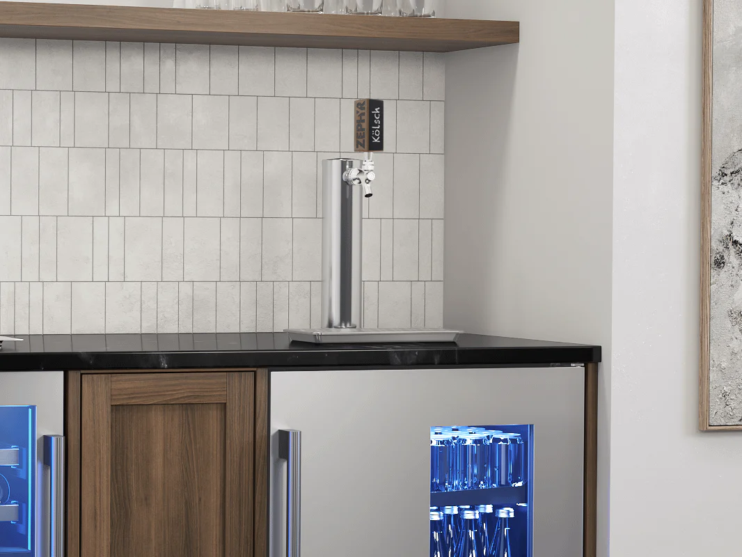 Zephyr PRKHAN001 Presrv Kegerator Zephyr Chalkboard Tap Handle, Walnut - Image 6