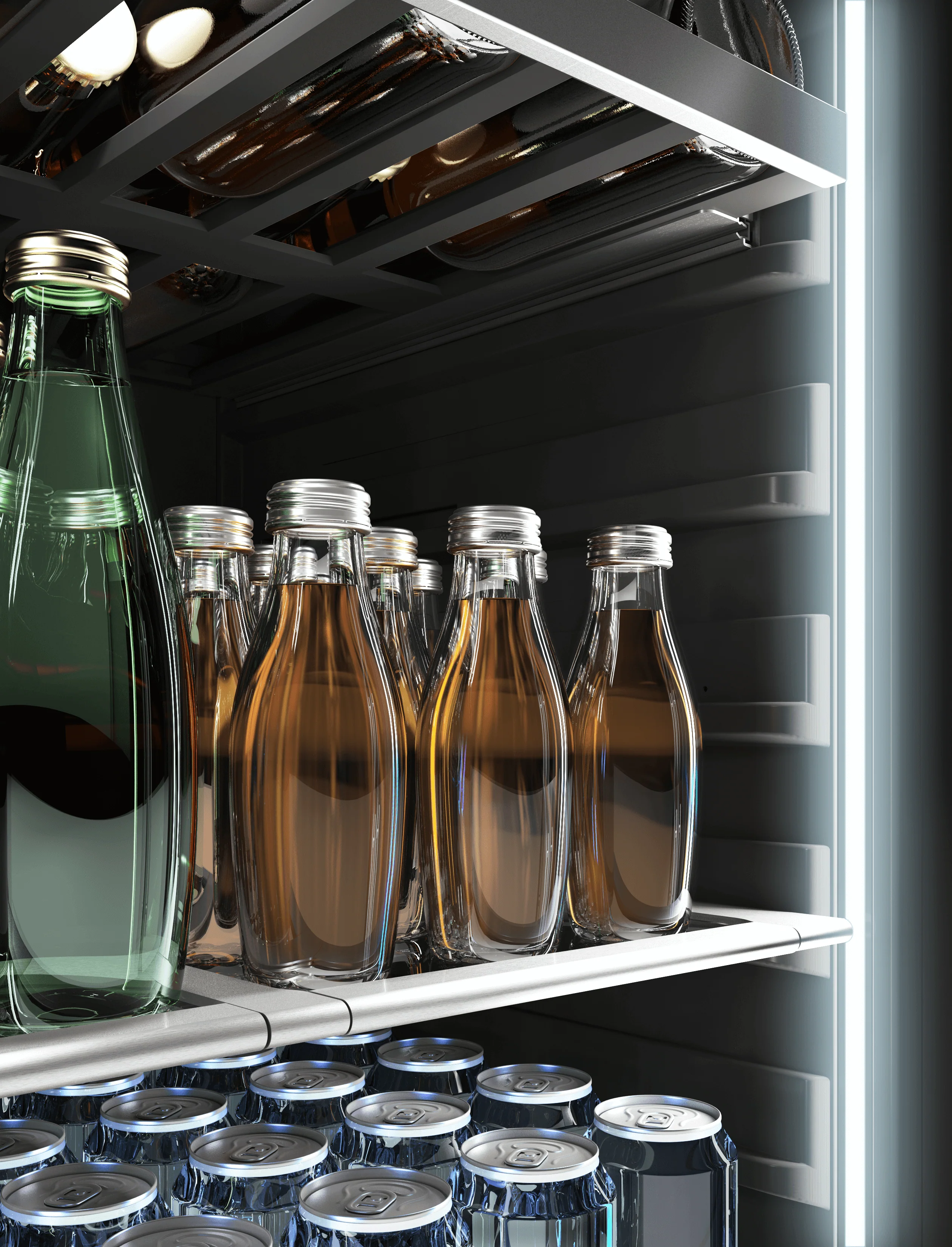 Zephyr PRPB24C01BG Presrv Pro Beverage Cooler, 24in Under Cabinet, SS+Glass, Reverse Door, 1 Zone - Image 14