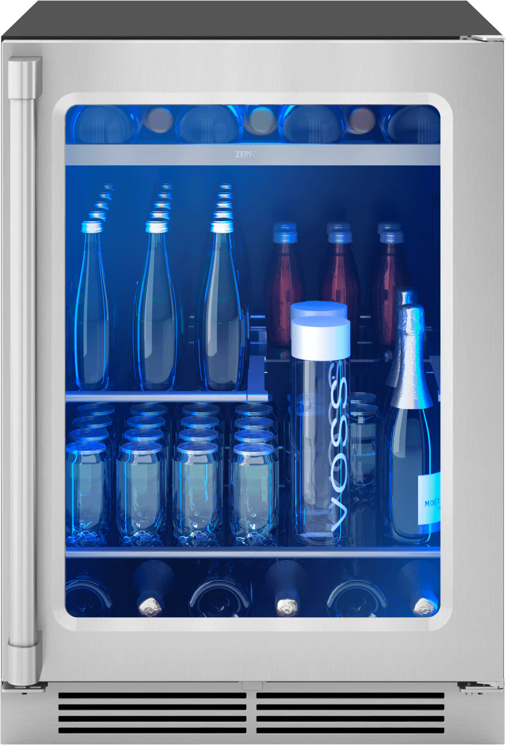 Zephyr PRPB24C01BG Presrv Pro Beverage Cooler, 24in Under Cabinet, SS+Glass, Reverse Door, 1 Zone - Image 18