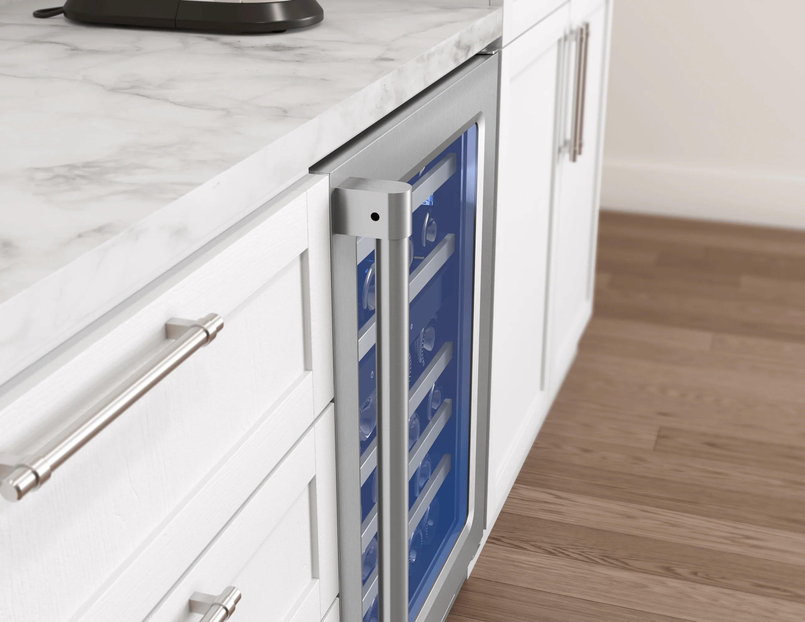 Zephyr PRPW24C02AG Presrv Pro Wine Cooler, 24in Under Cabinet, SS+Glass, Reverse Door, 2 Zone - Image 11