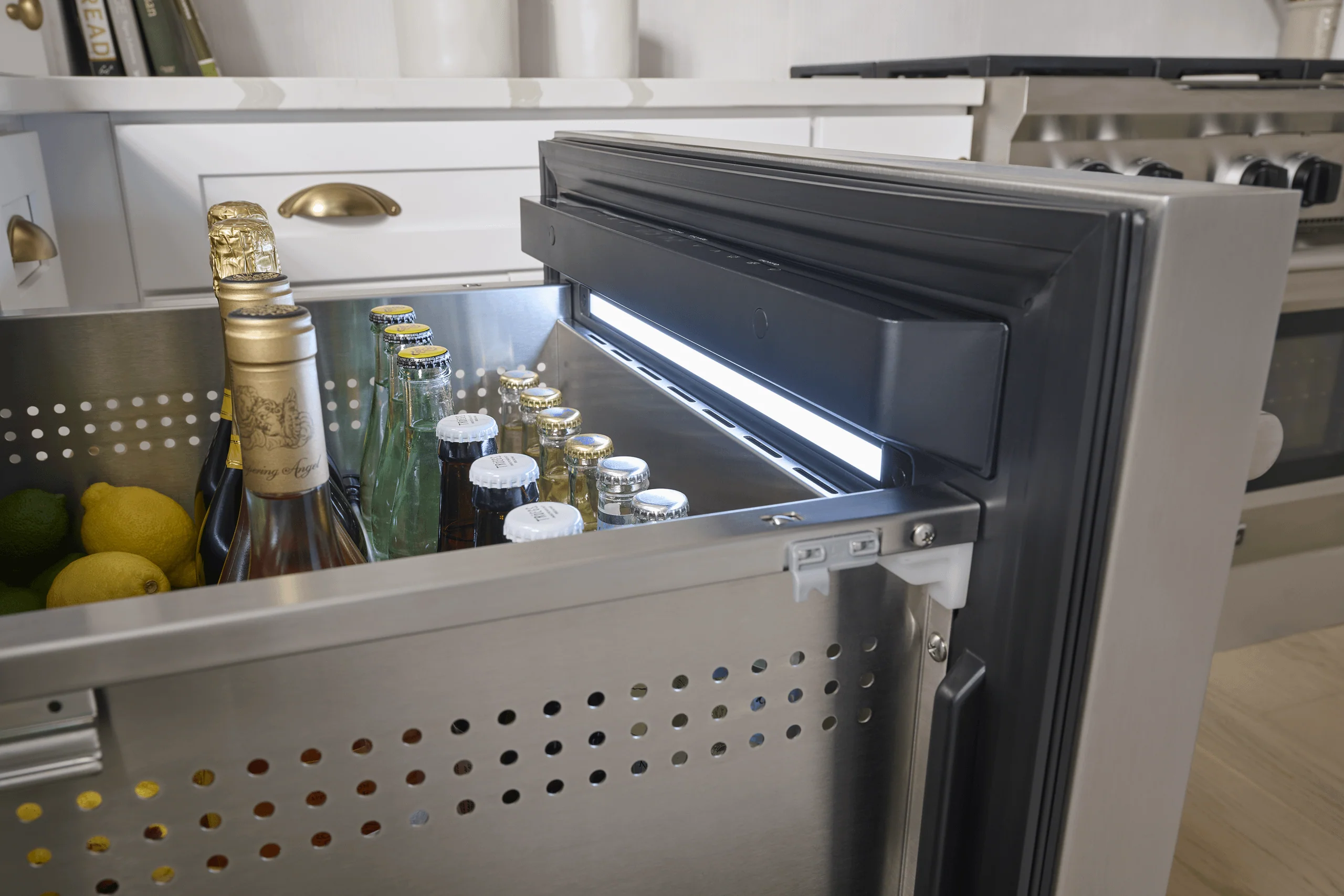 Zephyr PRRD24C2AS Presrv Refrigerator Drawers, 24in Compact, SS, 2 Zone - Image 12
