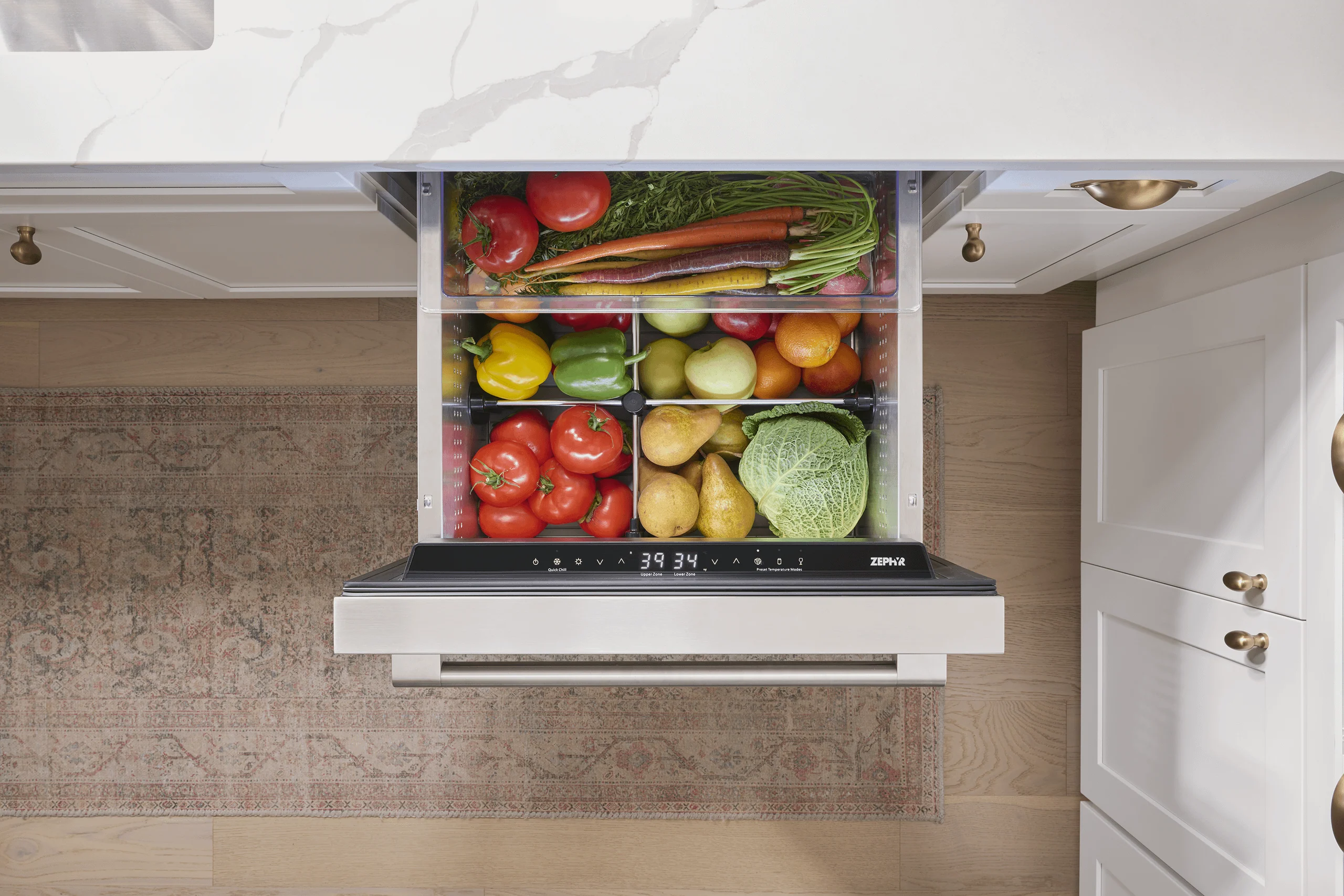 Zephyr PRRD24C2AS Presrv Refrigerator Drawers, 24in Compact, SS, 2 Zone - Image 20