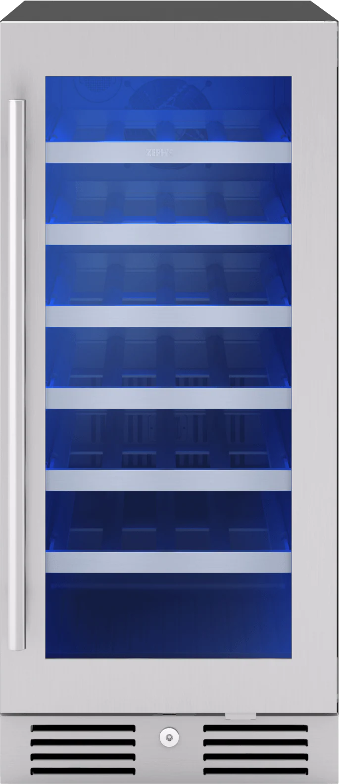 Zephyr PRW15C01CG Presrv Wine Cooler, 15in UC, SS+Gls, Rvs Door, 1Z - Image 3