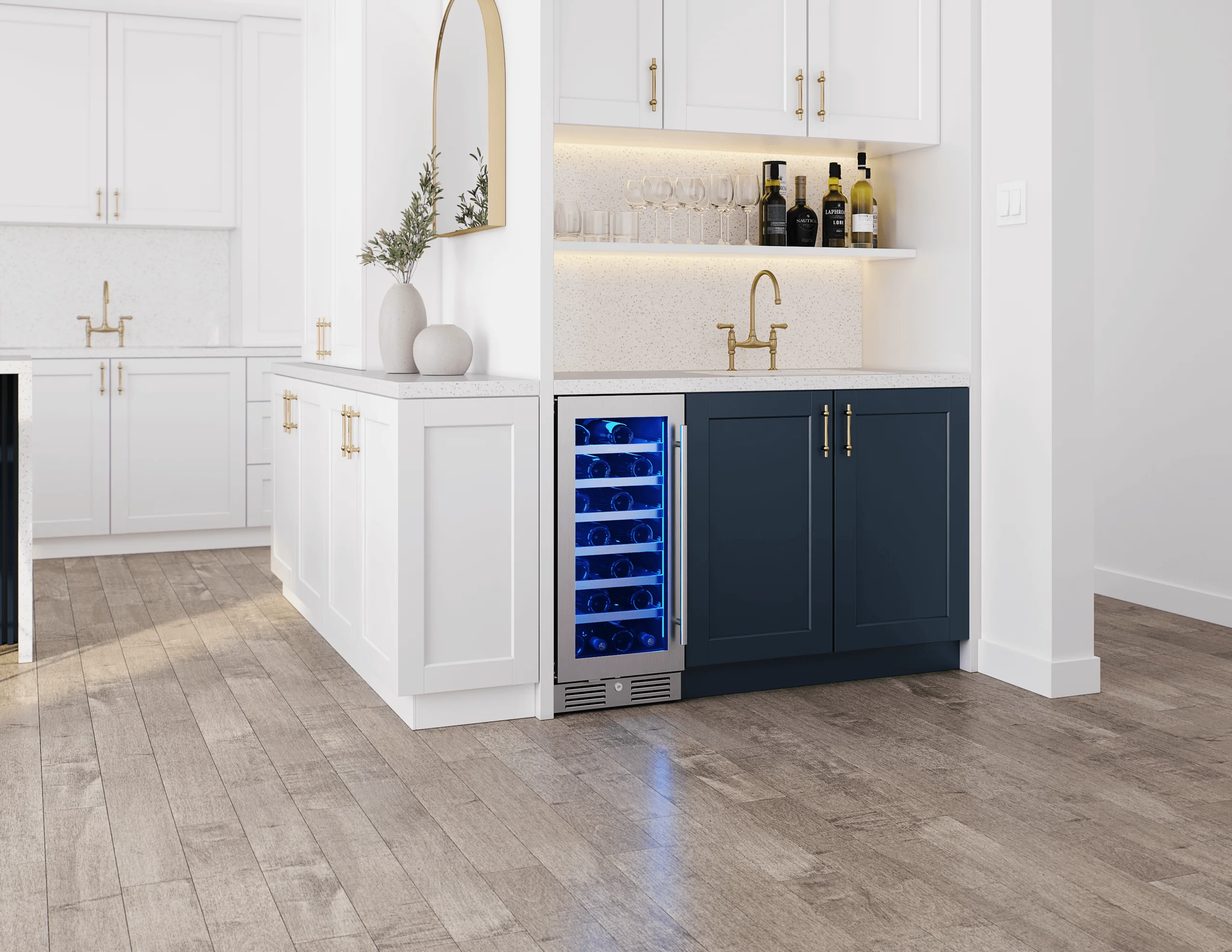 Zephyr PRW15C01CG Presrv Wine Cooler, 15in UC, SS+Gls, Rvs Door, 1Z - Image 6
