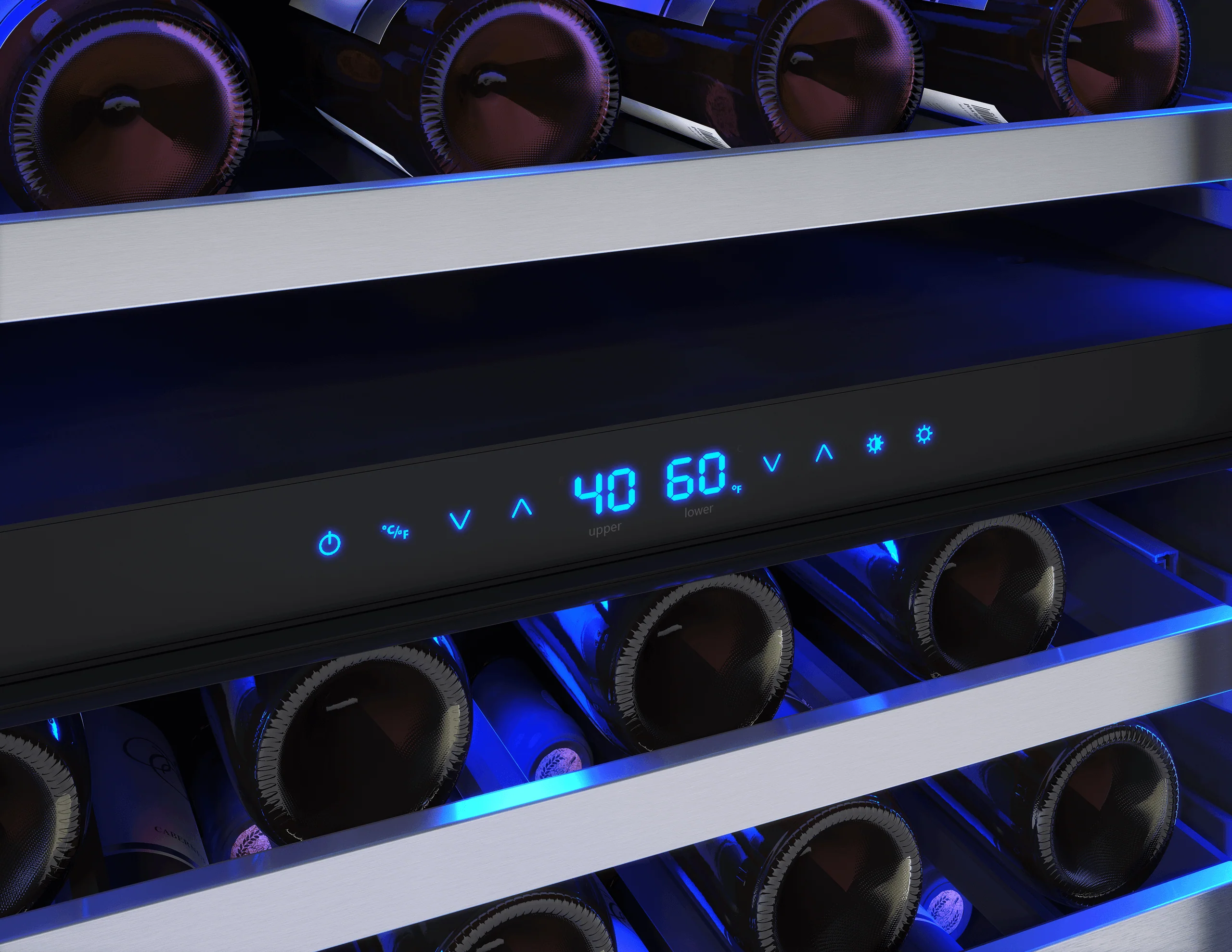 Zephyr PRW24C02CG Presrv Wine Cooler, 24in UC, SS+Gls, Rvs Door, 2Z - Image 11