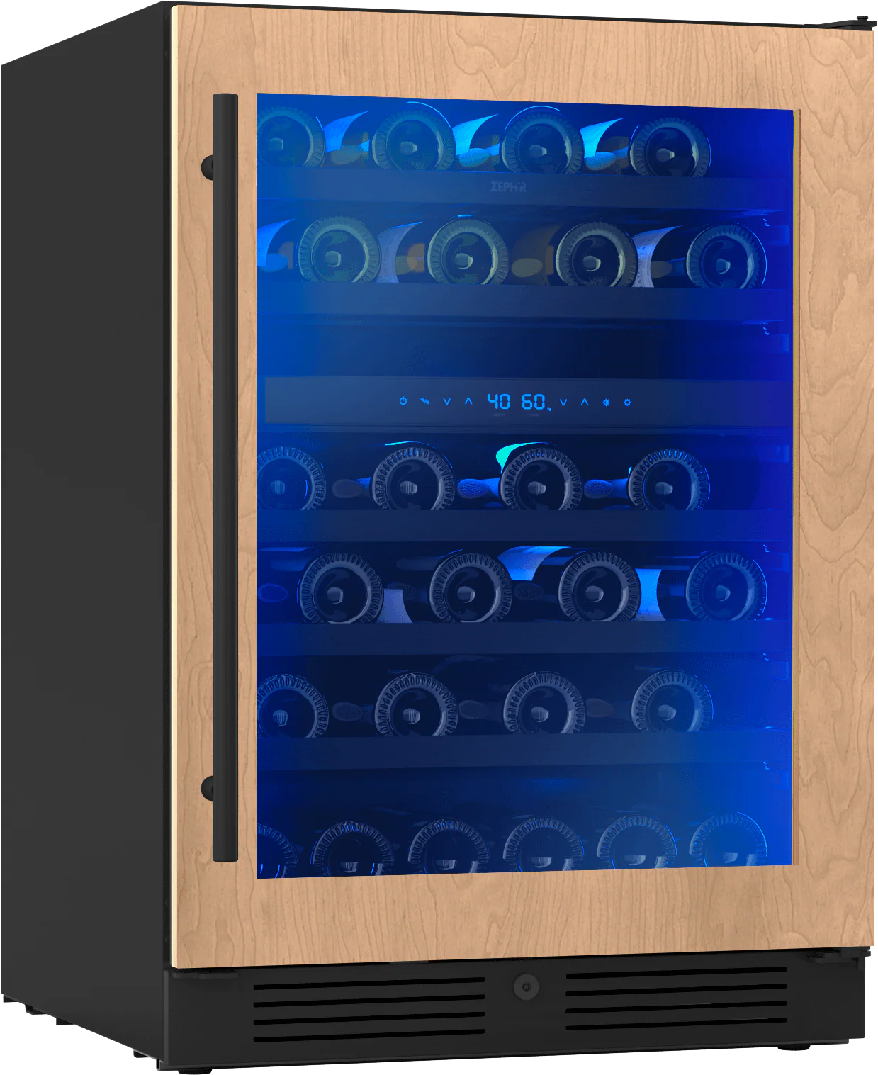 Zephyr PRW24C02CPG Presrv Wine Cooler, 24in UC, Panel Ready+Gls, 2Z - Image 2