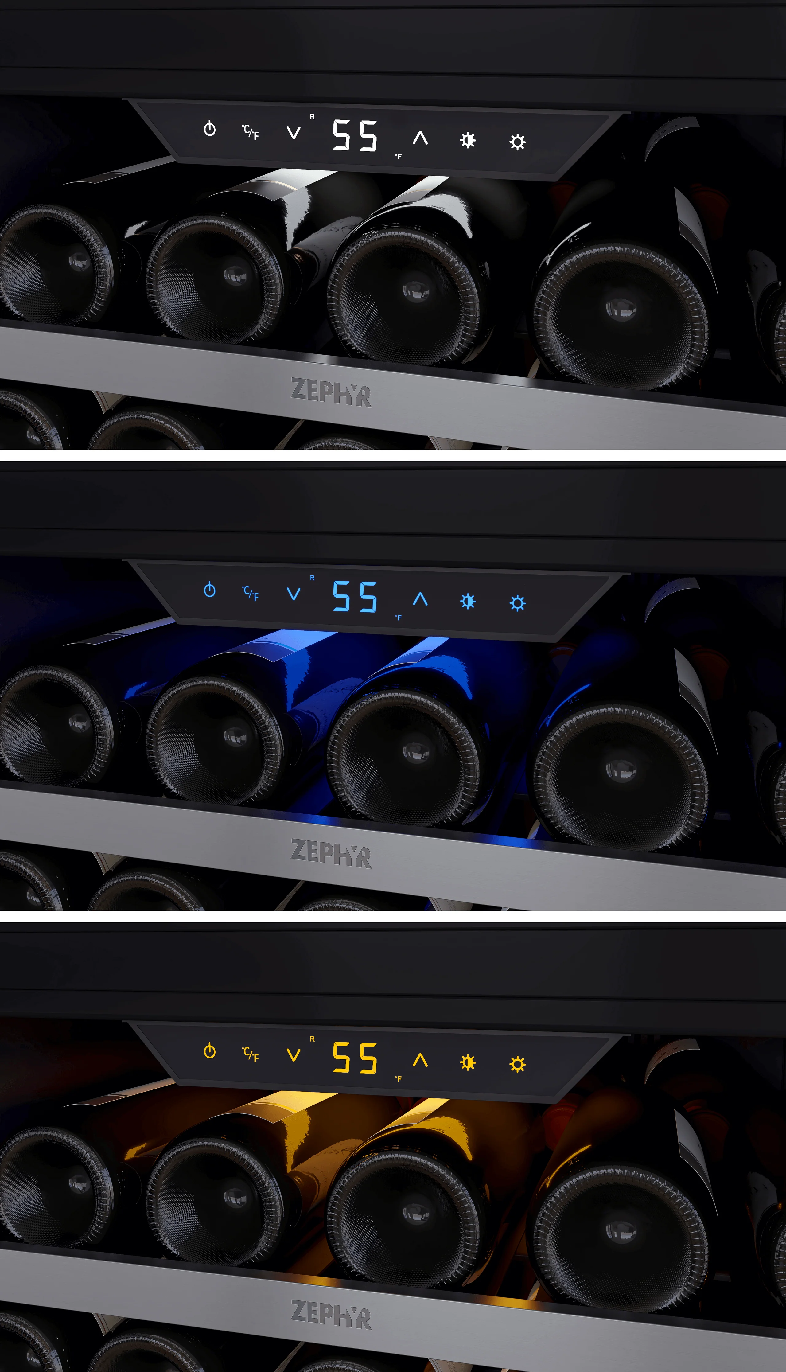 Zephyr PRW24F01CG Presrv Wine Cooler, 24in Full Size, SS+Glass, Reversible Door, 1 Zone - Image 12