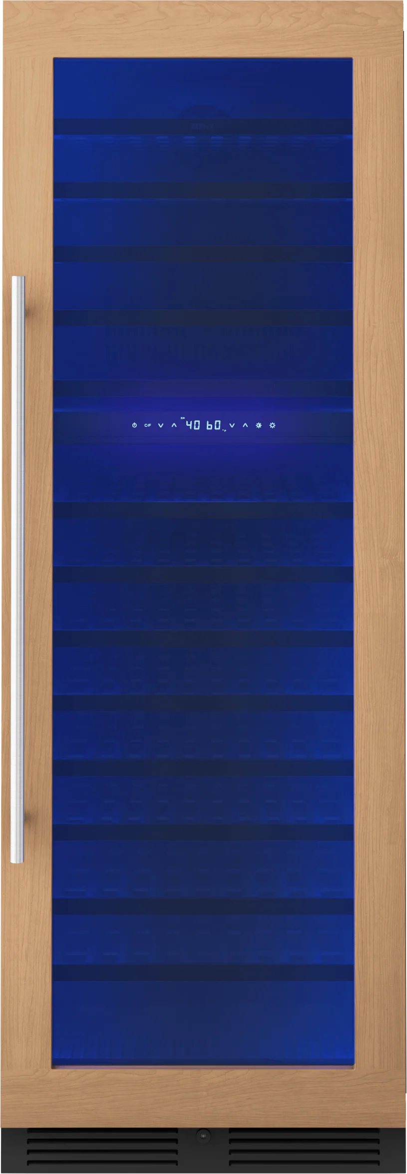 Zephyr PRW24F02CPG Presrv Wine Cooler, 24in Full Size, Panel Ready+Glass, Reversible Door, 2 Zone - Image 4