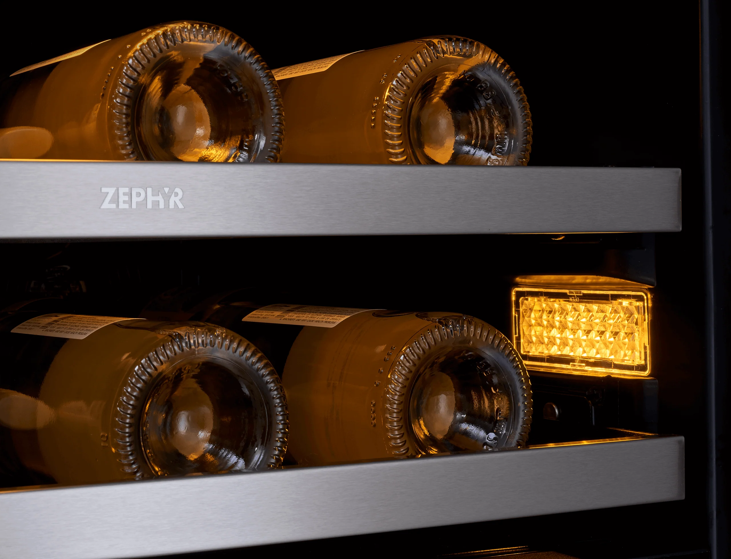 Zephyr PRWB24C32CG Presrv Wine & Bev Cooler, 24in UC, SS+Gls, Fr Dr - Image 11