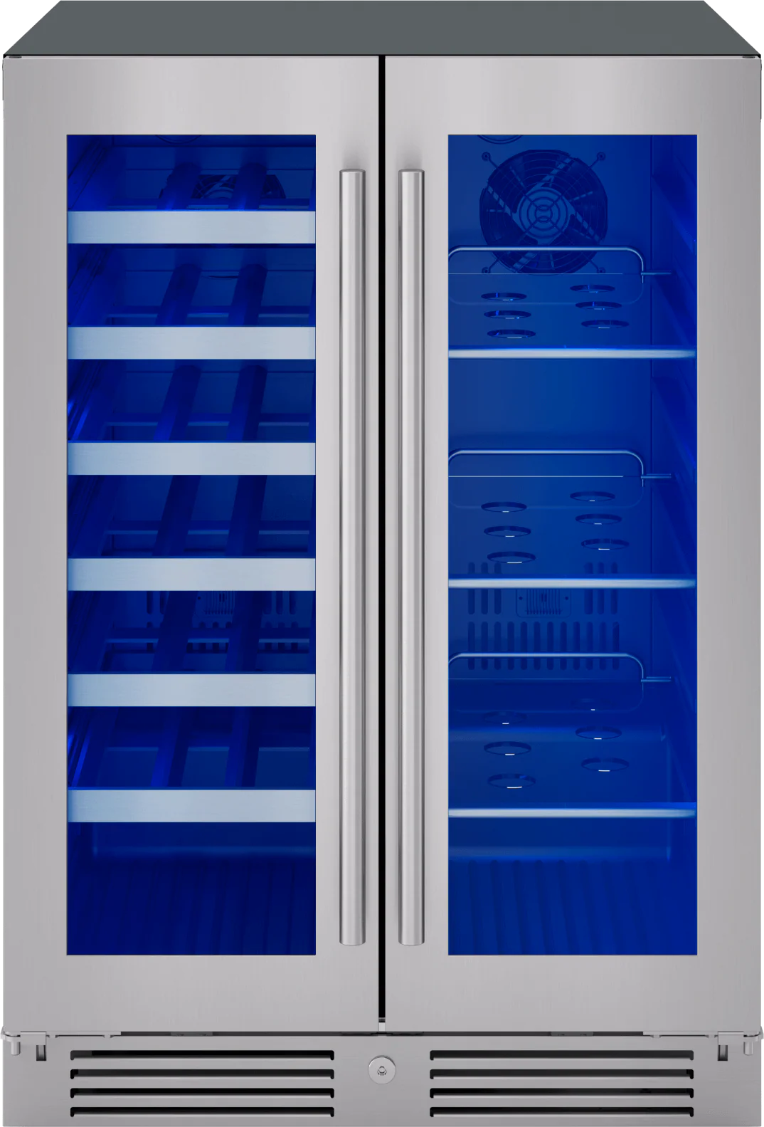 Zephyr PRWB24C32CG Presrv Wine & Bev Cooler, 24in UC, SS+Gls, Fr Dr - Image 3