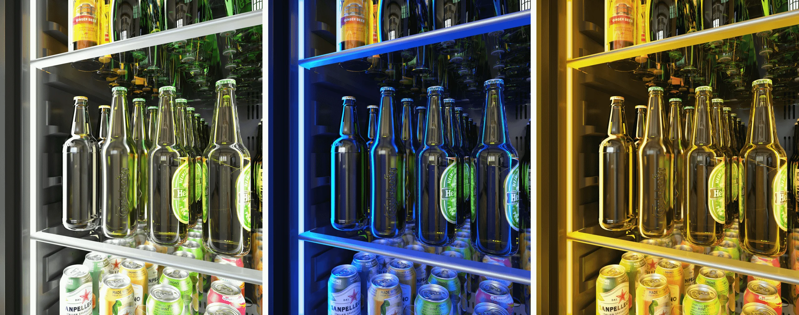 Zephyr PRWB24F02BG Presrv Wine and Beverage Cooler, 24in, Full Size, SS+Glass, Reversible Door, 2 Zones - Image 7