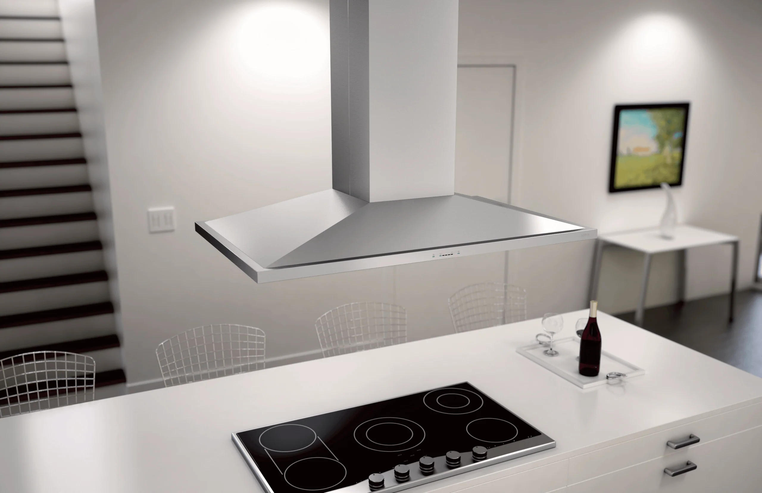 Zephyr ZAZE42CS Anzio, Island, 42", SS, 600 CFM, ACT, LED - Image 5