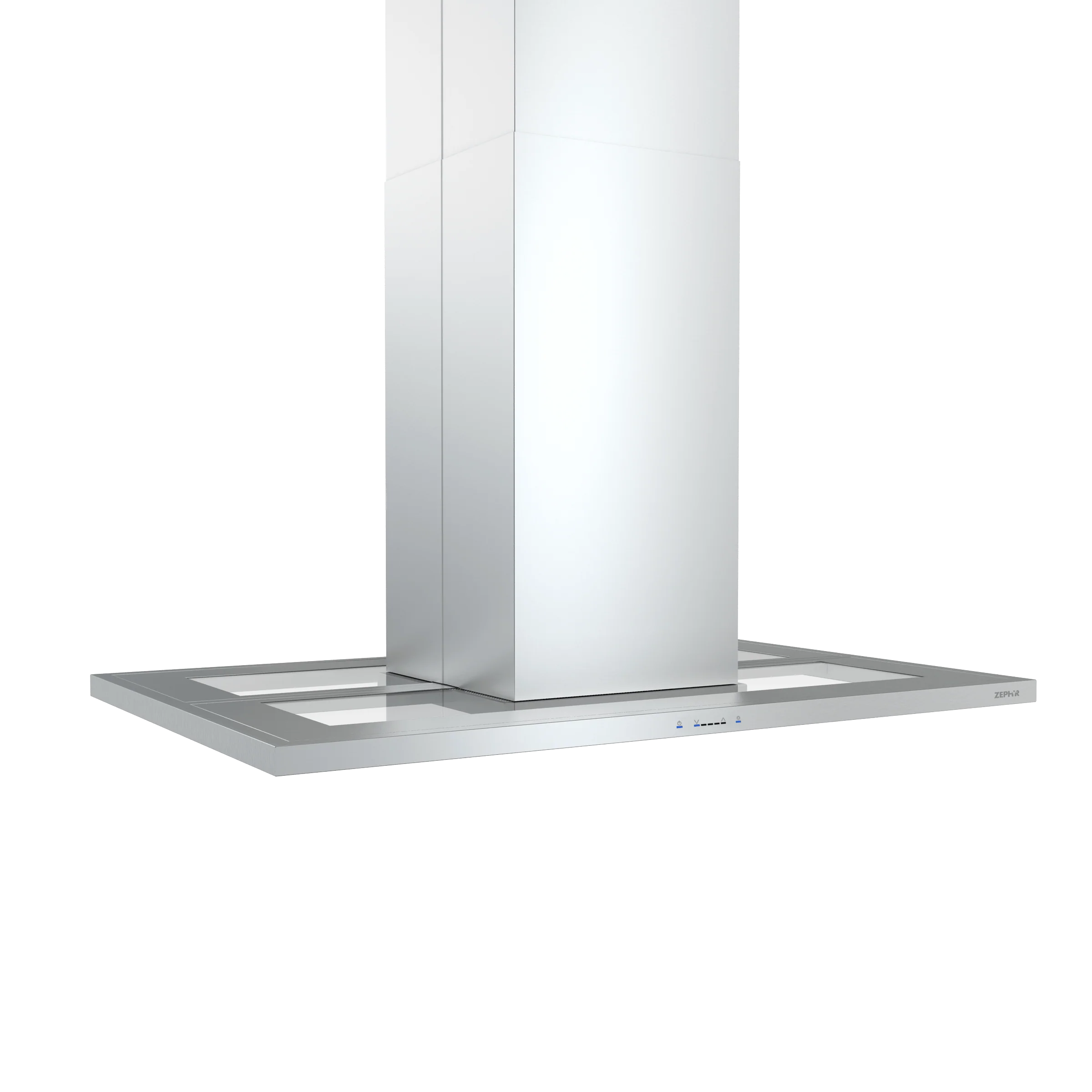Zephyr ZMDE42BS Modena, Island, 42in, SS+Glass, LED, ACT - Image 2