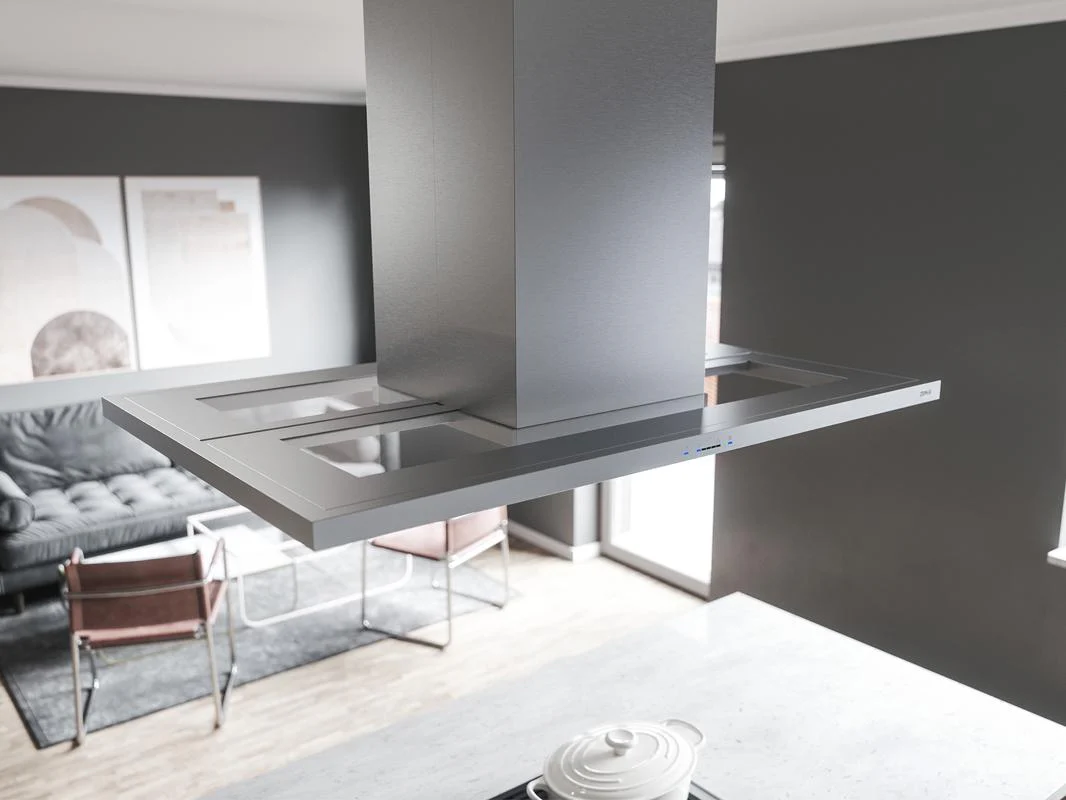 ZMDM90BS Modena, Island, 90cm, SS+Glass, LED, ACT - Image 4