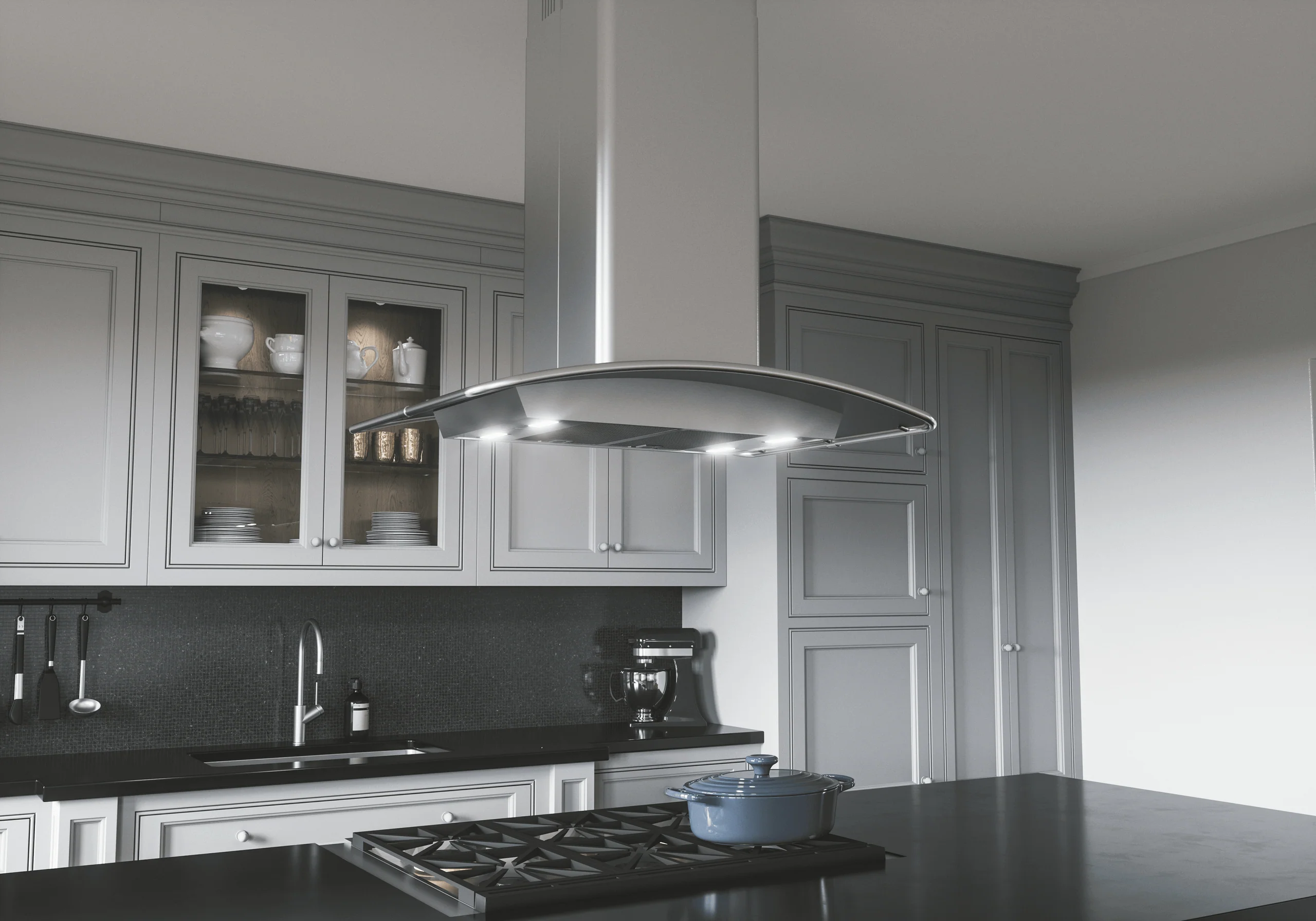 Zephyr ZMLE42CS Milano Connect Island, 42in, SS, LED, ACT - Image 6