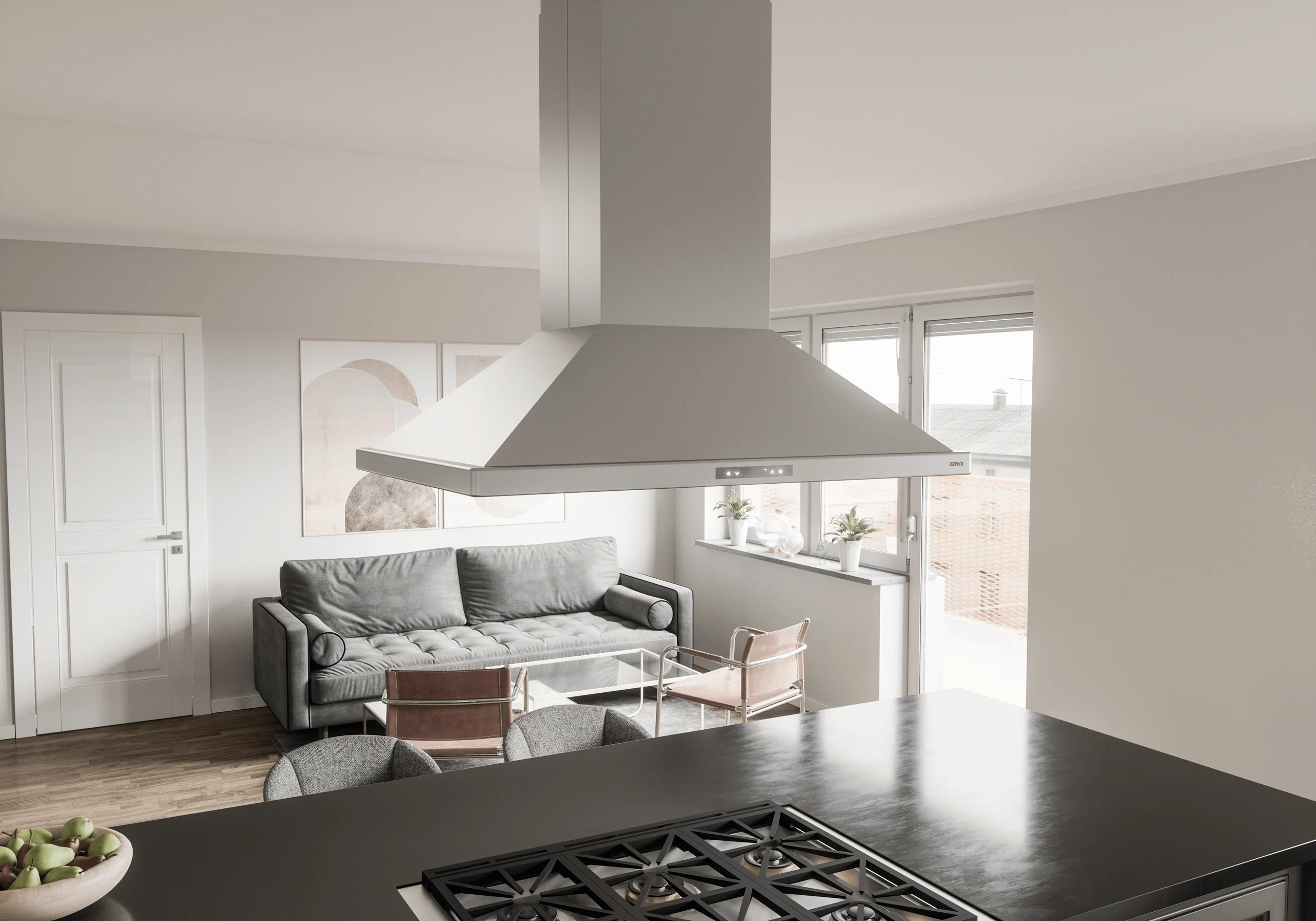 Zephyr ZNAE42DS Napoli Connect Island, 42in, SS, LED, ACT - Image 6