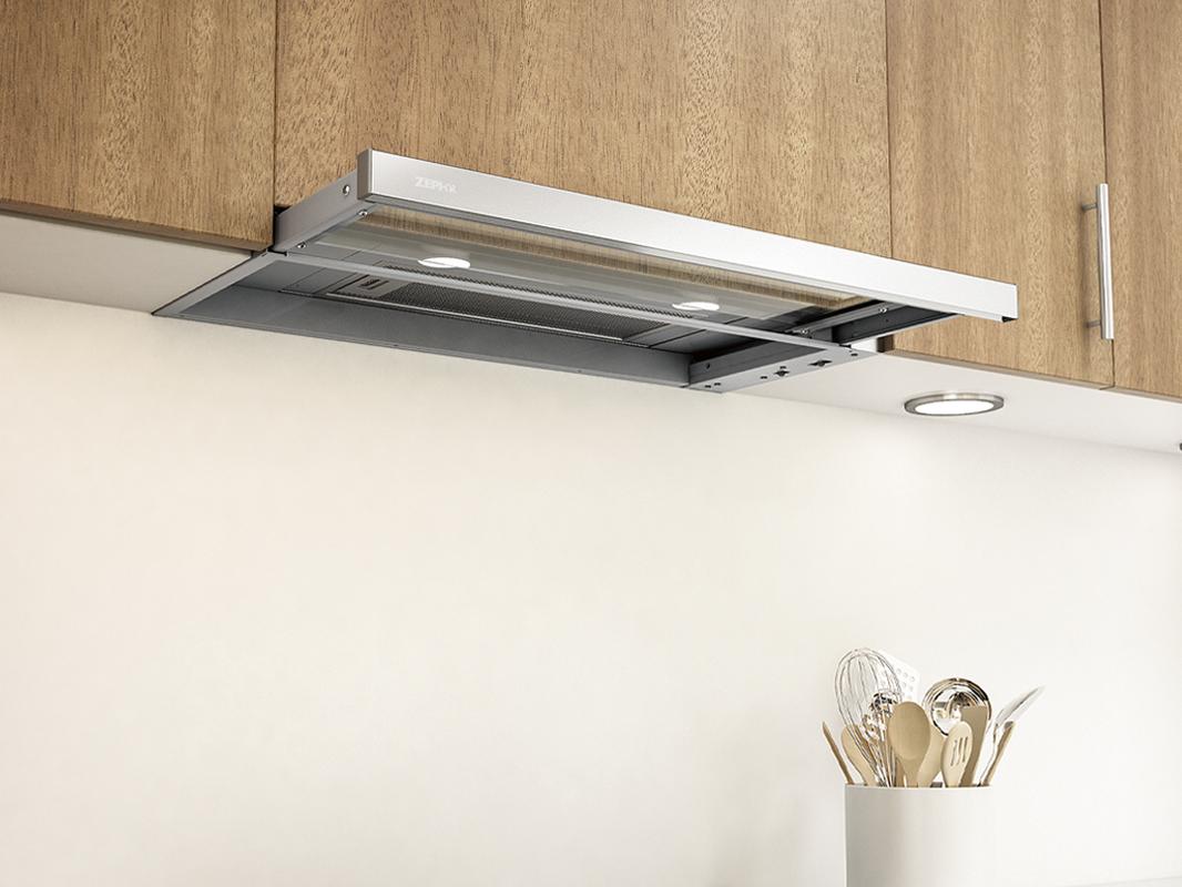 Zephyr ZPIE24AW290 Pisa, UC, 24", Wht+Glass, 290 CFM - Image 6