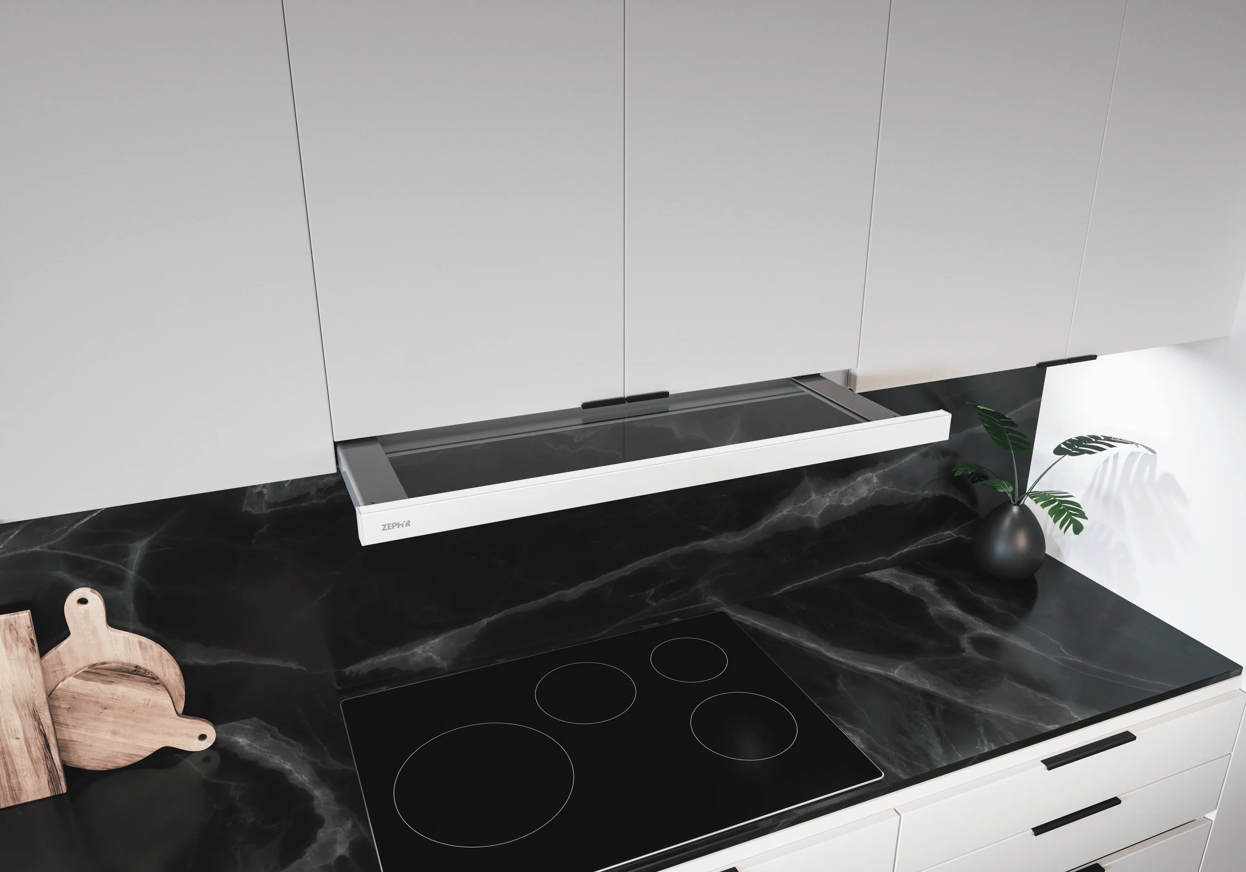 Zephyr ZPIE30BW Pisa, Under Cabinet, 30", White, 500 CFM - Image 6