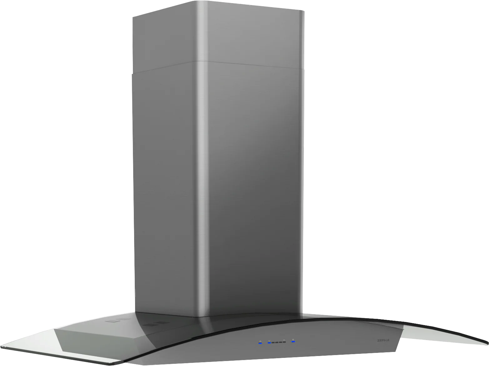 Zephyr ZRVE30CBSGG Ravenna Wall, 30in, Black SS+Gray Glass, LED - Image 2