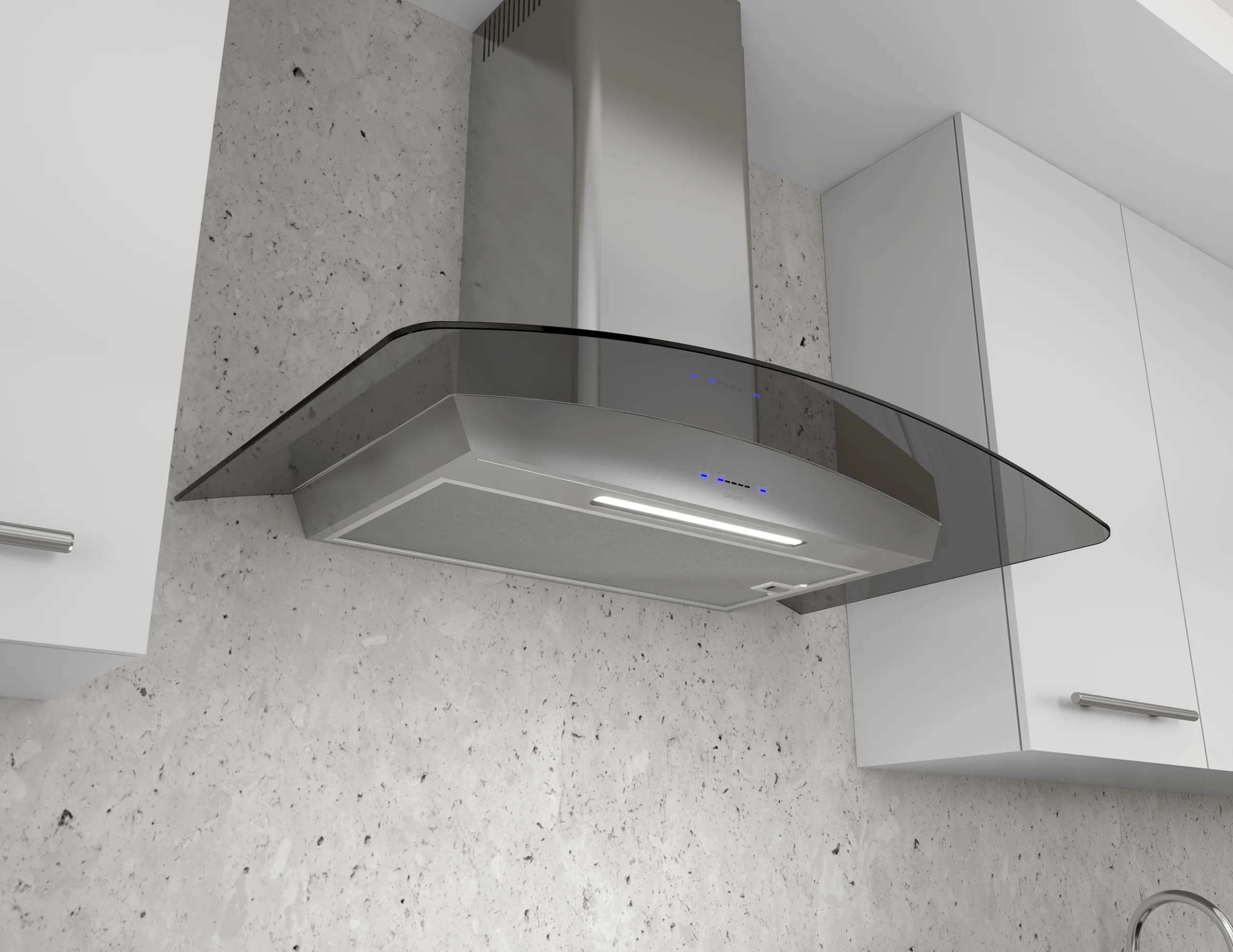 Zephyr ZRVM90AGG Ravenna, Wall, 90cm, SS+Gray Glass, ACT - Image 7