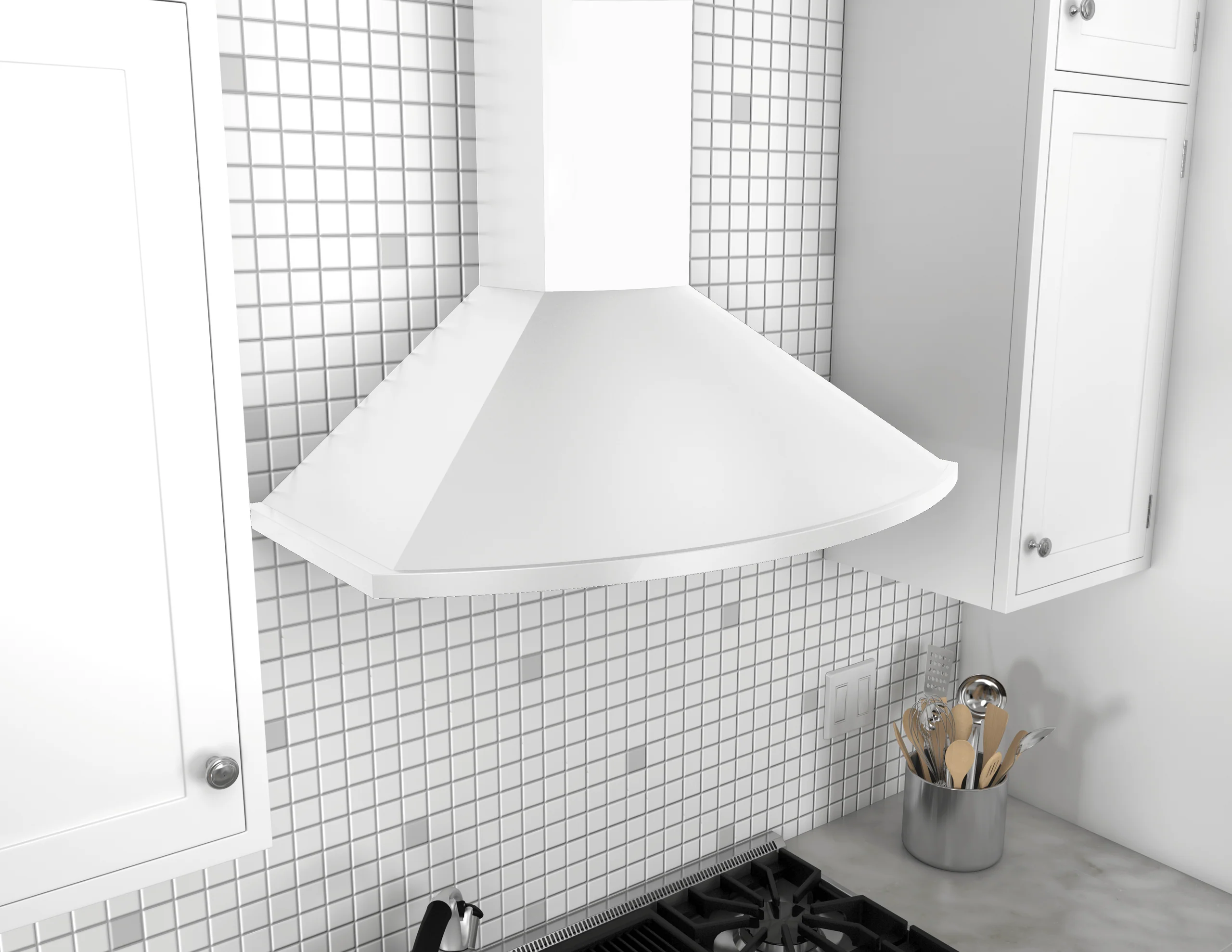 Zephyr ZSAM90DW Savona, Wall, 90cm, Wht, 685CFM, ACT, LED - Image 6