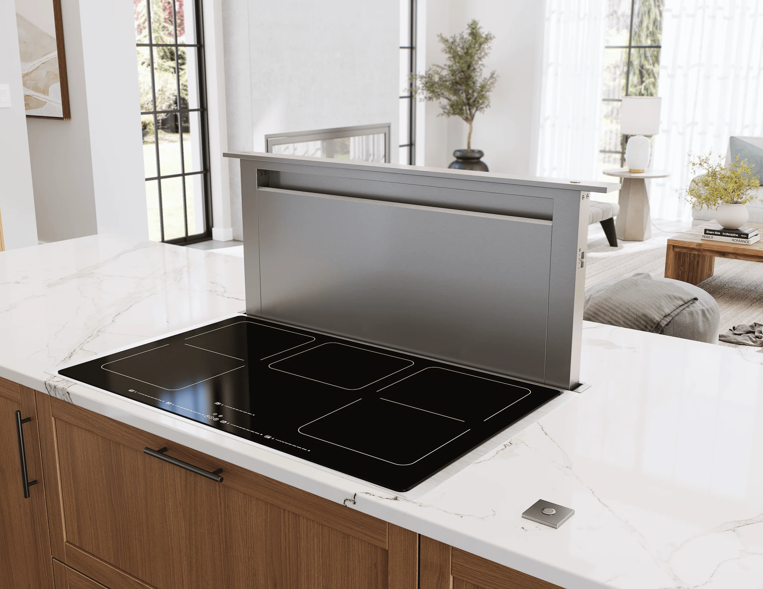Zephyr ZTVE30AS Treviso Downdraft, 14" rise, 30" Width, SS, 600 CFM - Image 7