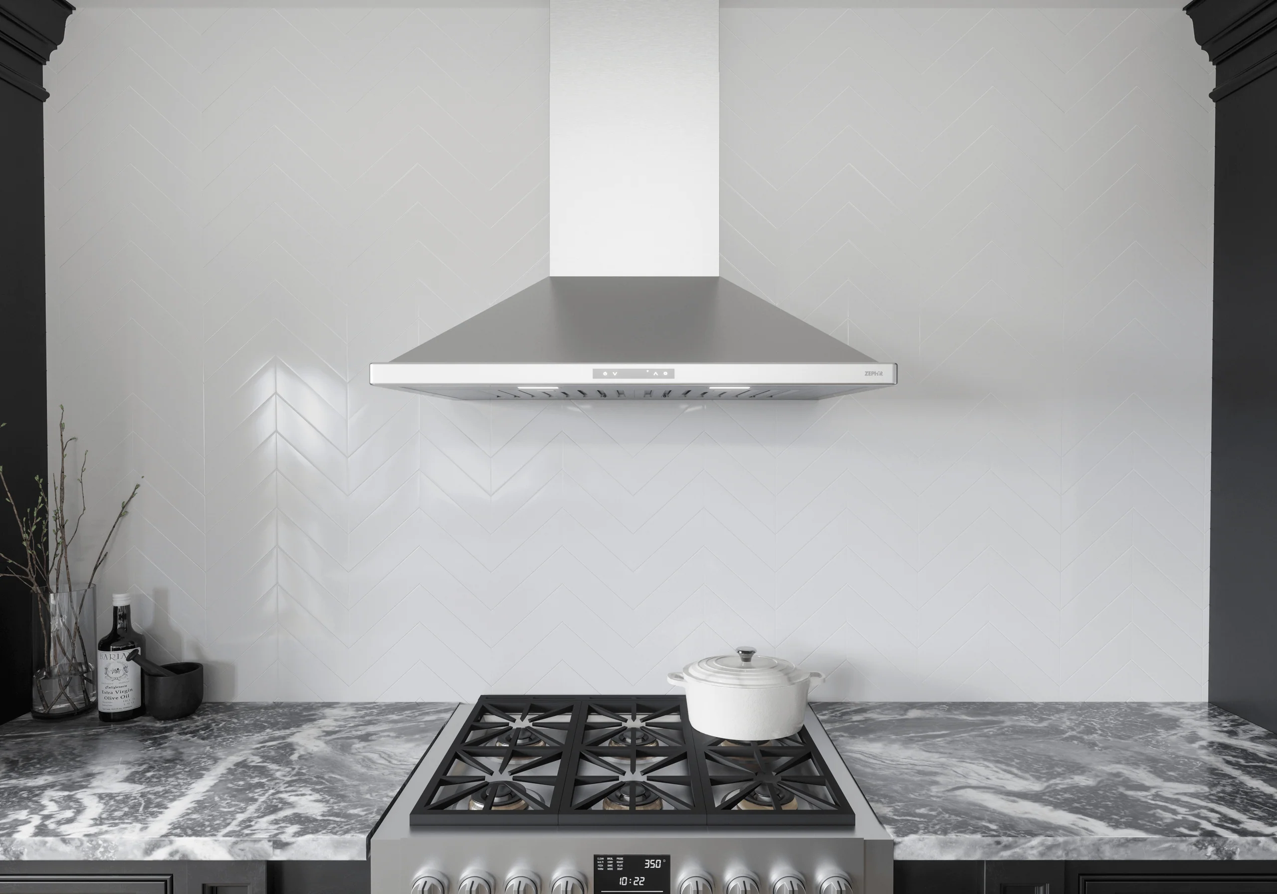 Zephyr ZVEE42DS Venezia Connect Wall, 42in, SS, LED, ACT - Image 4