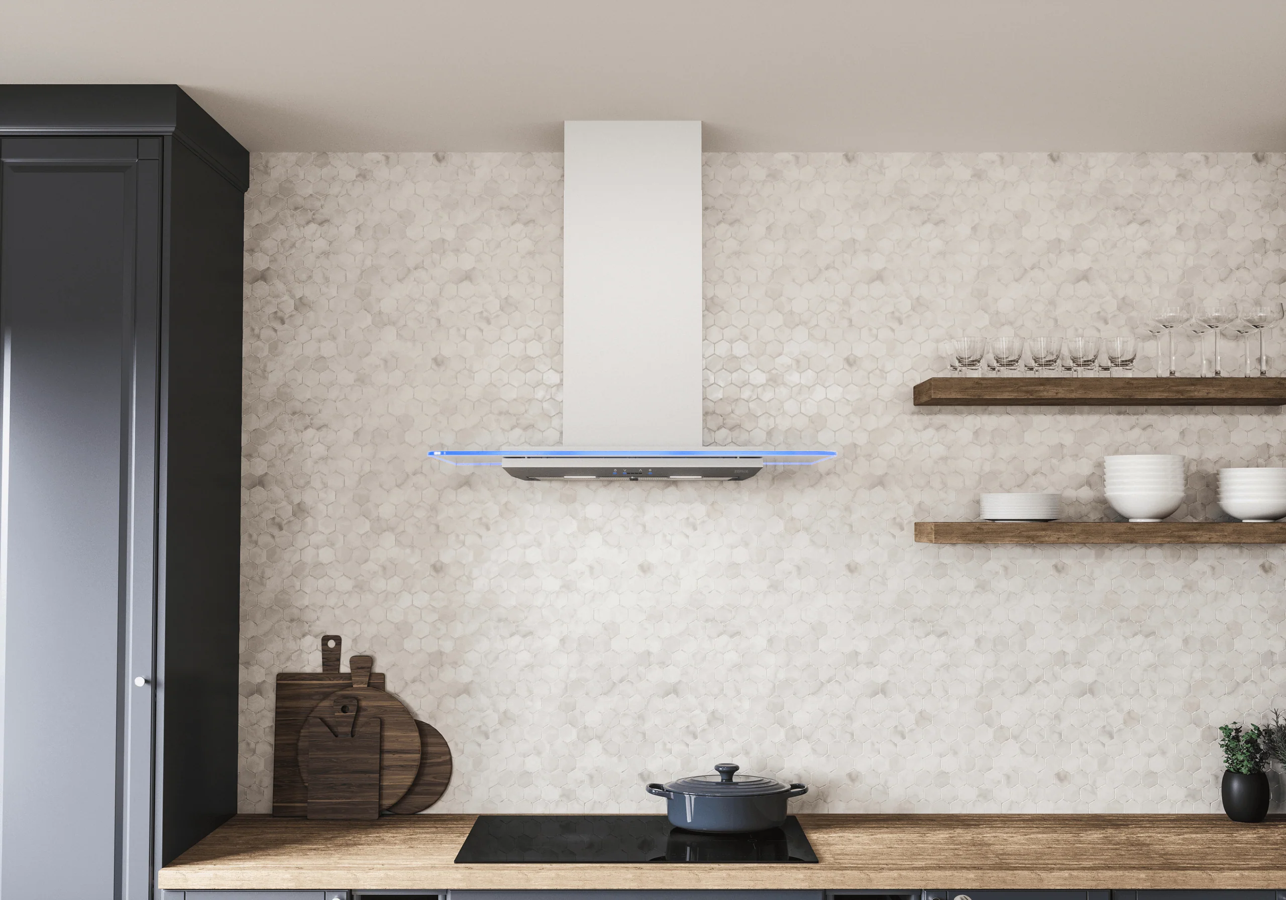 Zephyr ZVOE30BG Verona, Wall, 30in, SS+Glass, LED, ACT - Image 10