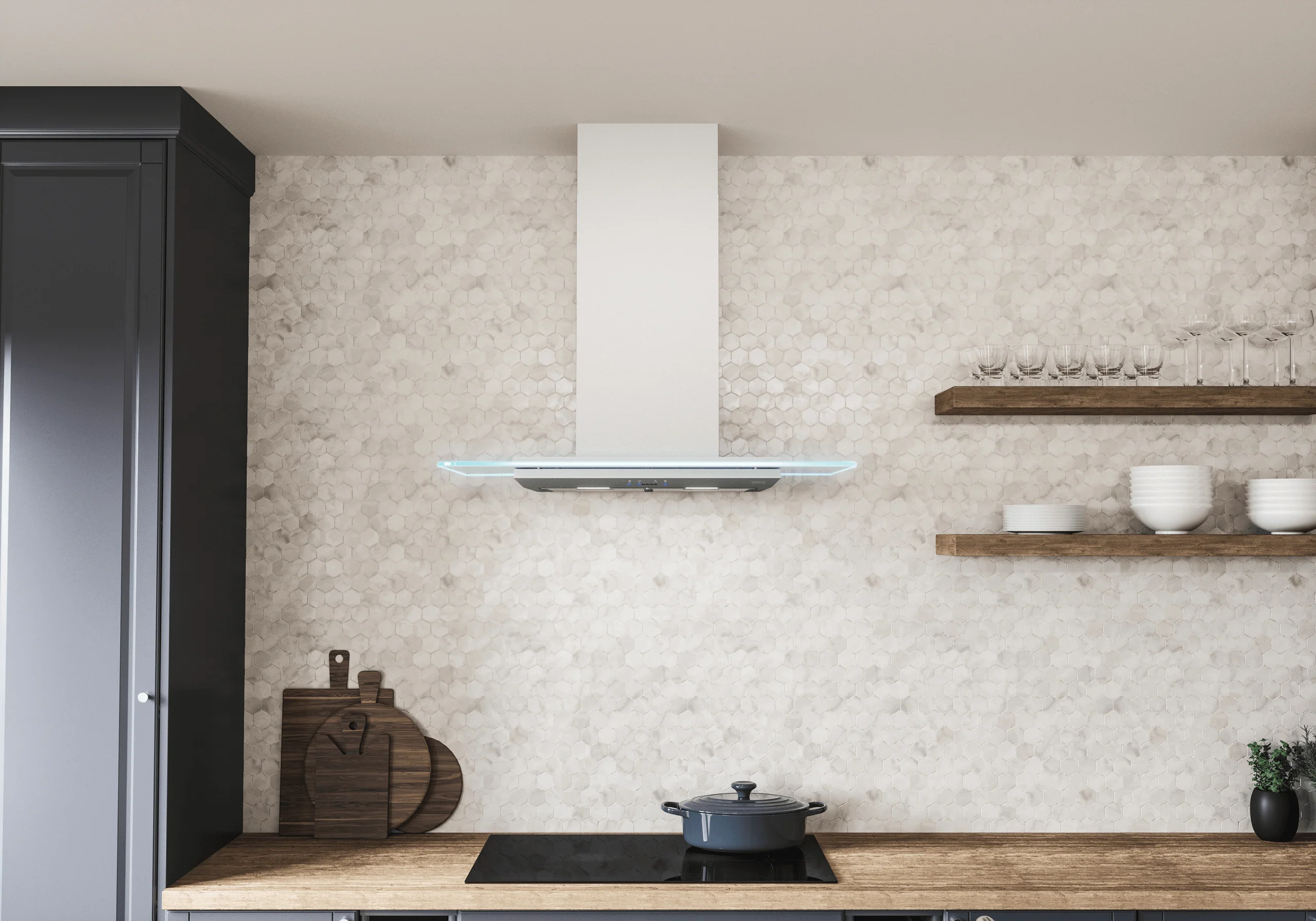 Zephyr ZVOE30BG Verona, Wall, 30in, SS+Glass, LED, ACT - Image 9
